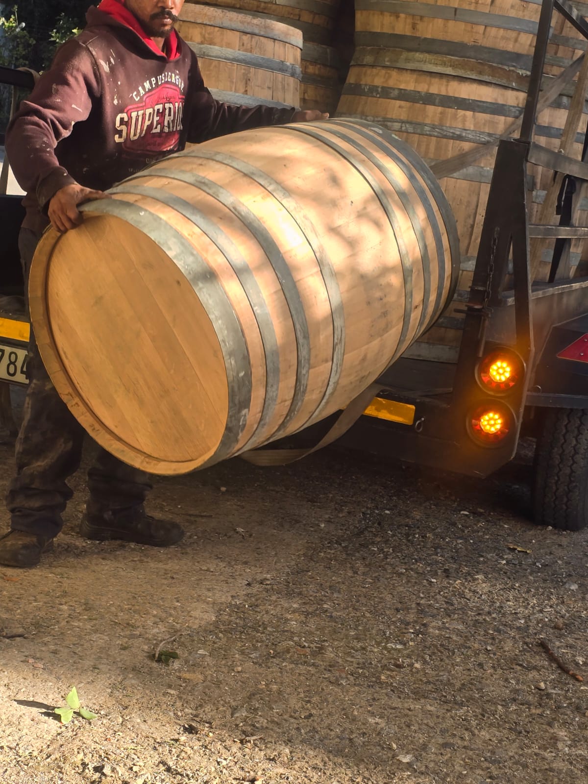 Premium 300L Full Raw Oak Barrel | Garden Route Supplier